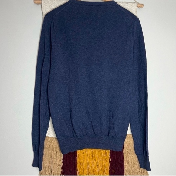 J. Crew Navy Cashmere Blend Crewneck Pullover Small - Picture 5 of 6